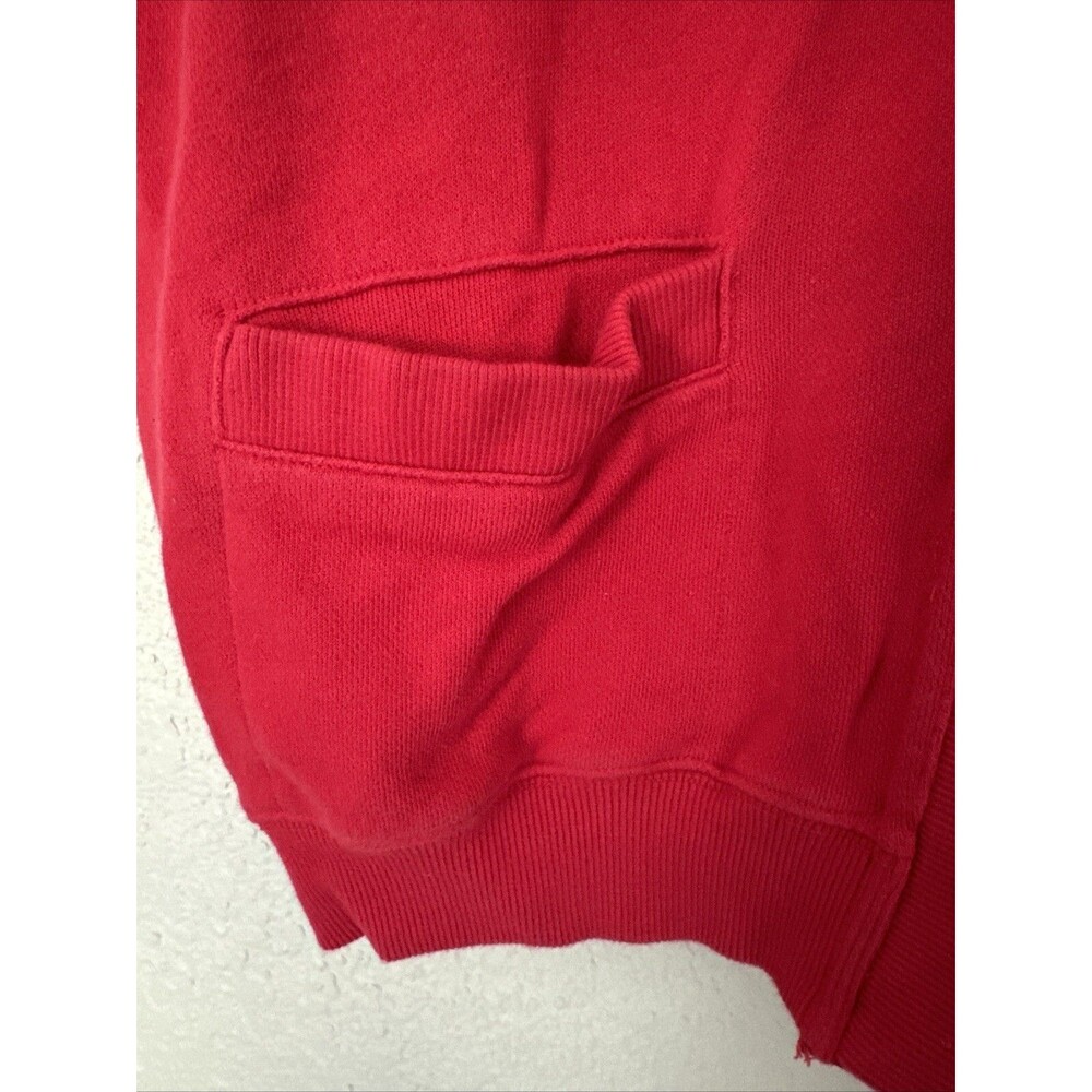 Vintage Men's Golf Vest Button Up Sweater Pinehurst Line-up Red Gold Size M - Picture 6 of 11